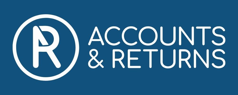 Accounts & Returns logo with a stylized AR symbol