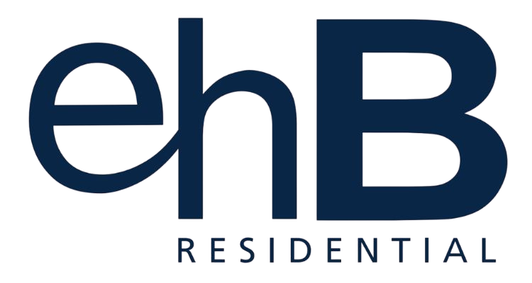 e h B Residential logo in dark blue